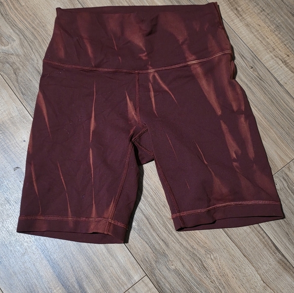 Lululemon Wunder Train High-Rise. Maroon Color - Picture 2 of 7